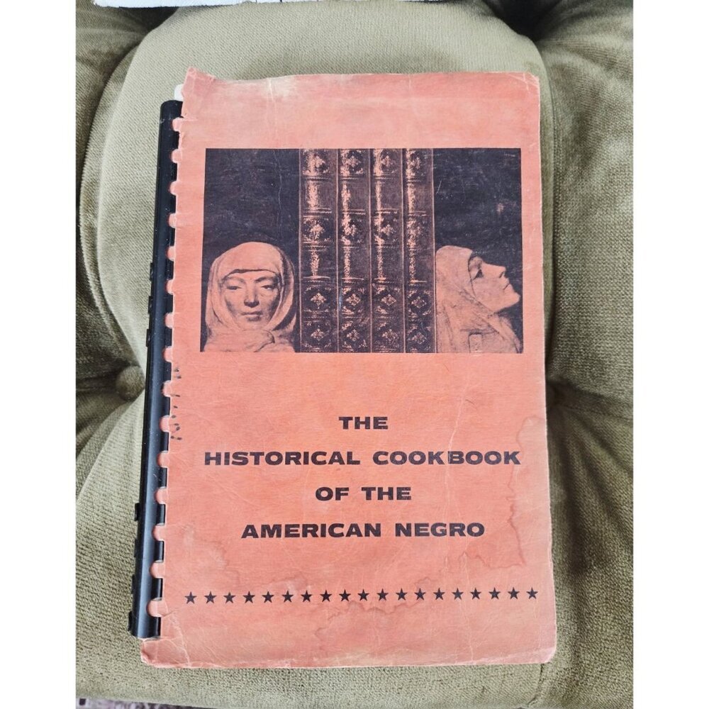 Rare The Historical Cookbook of the American Negro Spiral 1st Print 1958 See Pic